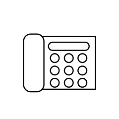  Button phone icon. vector