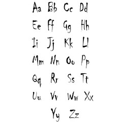  Alphabet. vector