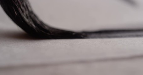 calligraphy writing Japanese kanji journey