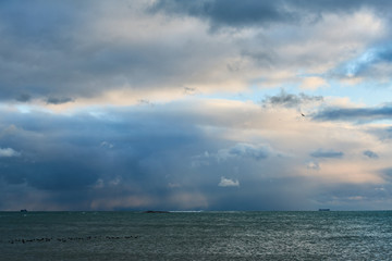 Obraz premium sunset over the sea