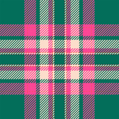 Tartan scotland seamless plaid pattern vector. Retro background fabric. Vintage check color square geometric texture.