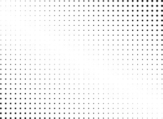 Abstract halftone dotted background. Monochrome pattern with dot and circles.  Vector modern pop art texture for posters, sites, business cards, cover postcards, interior design, labels, stickers.