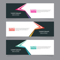 Banner background.modern template design.Vector illustration.