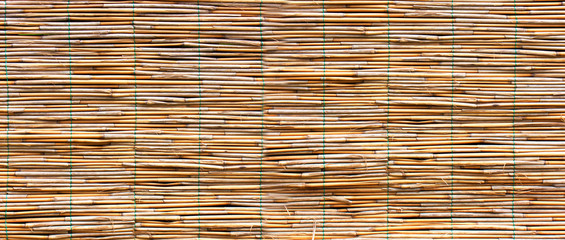 Natural background in wicker canisse