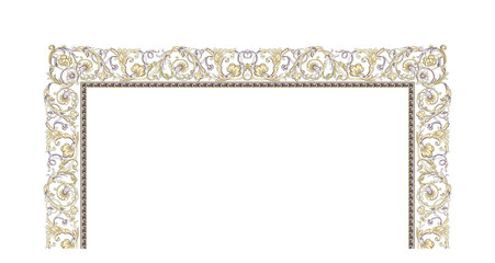 Decorative elegant luxury design.Vintage elements in baroque, rococo style.Design for cover, fabric, textile, wrapping paper .