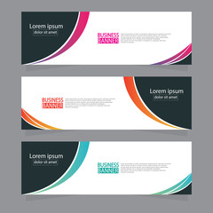 Banner background.modern template design.Vector illustration.