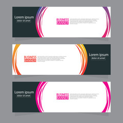 Banner background.modern template design.Vector illustration.