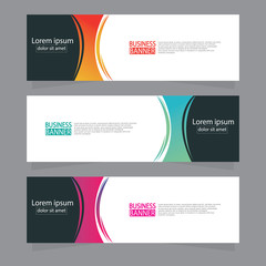 Banner background.modern template design.Vector illustration.