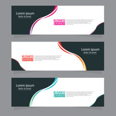 Banner background.modern template design.Vector illustration.