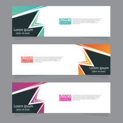 Banner background.modern template design.Vector illustration.