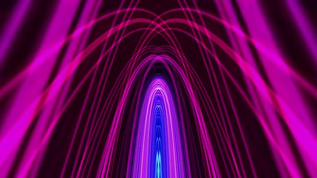 Abstract Explosive Cyberspace Animation Background, Loop, 4k