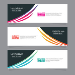 Banner background.modern template design.Vector illustration.