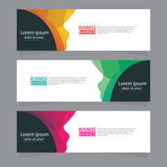 Banner background.modern template design.Vector illustration.