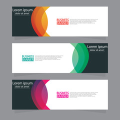 Banner background.modern template design.Vector illustration.