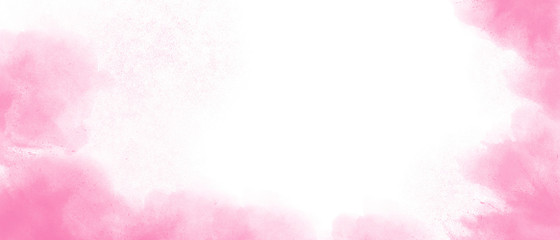 Fototapeta na wymiar light pink watercolor background hand-drawn soft lightand