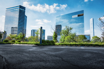 Modern Urban Architectural scenery in Jiangsu Province, China