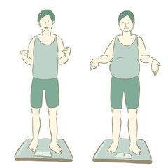 体重計　シニア　男性　セット