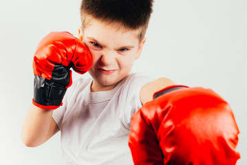 boy boxing