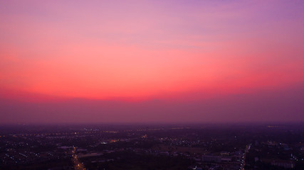 beautiful sky  Bright vibrant Purple colors real romantic sunset sky ,nature beauty color background Sunset sky magenta orange gradient mesh Impressive saturated colors.