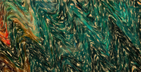 Trendy texture background with colorful paper stripes can use like modern design. Oil painting style. Good for wallpapers, posters, cards, invitations, websites.