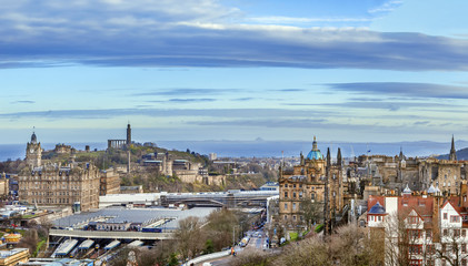 Naklejka premium View of Edinburgh, Scotland