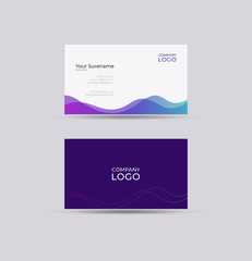 Fototapeta premium modern bussines card design template