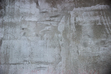 Dark dirty gray blue putty, plaster, primer cement, concrete, grunge, stucco background with stains. Wallpaper, Texture.
