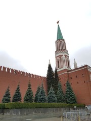 Red tower of the Moscow Kremlin
