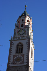 Merano, una città turistica in Italia