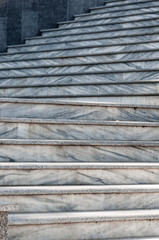 Turn the marble stairs.