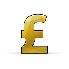 Obraz premium Pound sign. Currency icon.