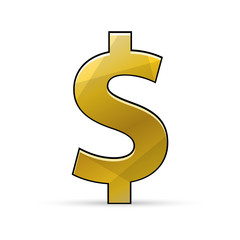 Fototapeta premium Dollar sign. Currency icon.