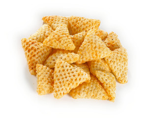 3d Triangle shape Fryums Papad is a crunchy Snack Pellets, tri angle corn puff snacks or namkeen