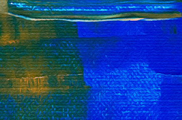 Abstract art painted texture background. Textured oil strokes and splashes on canvas. Simple creativity pattern for design. Close up macro palette in mixed colors. Original grunge backdrop.