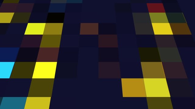 Abstract background. Mosaic squeres colorful, loop