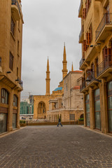 Fototapeta na wymiar Beirut, Lebanon - largest city and capital of Lebanon, Beirut presents a wonderful Old Town which merges both historical buildings and modern architecture