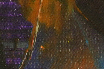 Original abstract painting at canvas. Mixed media pattern. Hand drawn art background.