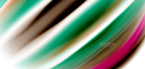 Silk smooth lines on white, liquid fluid color waves. Vector Illustrations For Wallpaper, Banner, Background, Card, Book, Illustration, landing page, cover, placard, poster, banner, flyer, design