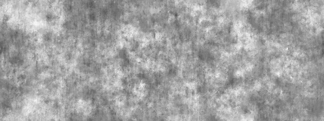 Plastered long panoramic concrete wall.