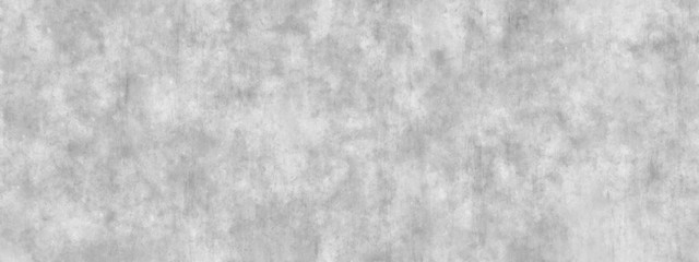 Plastered long panoramic concrete wall.