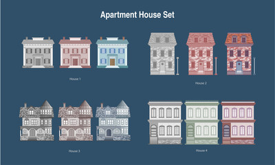 apartment house set
