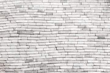 Background of old white brick wall.