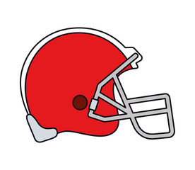 Fototapeta premium American football helmet vector design