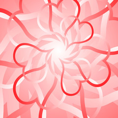St. Valentine's day. drawings of creative hearts. color bright graphic pattern. eps 10 vector.