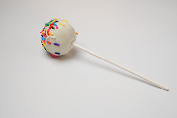 Cake Pops with Sprinkles