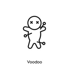 voodoo icon vector. voodoo icon vector symbol illustration. Modern simple vector icon for your design. voodoo icon vector.	