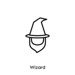wizard icon vector. wizard icon vector symbol illustration. Modern simple vector icon for your design. wizard icon vector.	