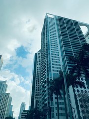 Obraz premium skyscrapers in the city in Abu Dubai