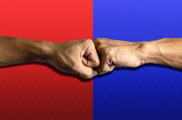 hand of man punch attack