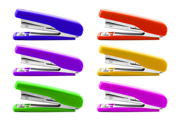 Stapler isolated on white background